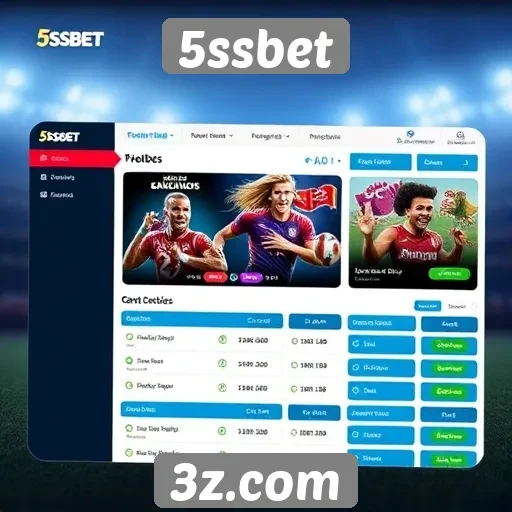 Avaliação da interface do usuário do 5ssbet